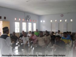 Persiapan Pembelajaran Calistung, Warga Binaan Siap Belajar