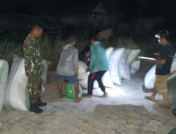 Tak Kenal Lelah, Babinsa Kodim 1404/Pinrang Terus Dampingi Bulog Serap Gabah Petani