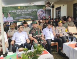 Dandim 0607/Kota Sukabumi Bersama Forkopimda Gelar Panen Raya dan Zoom Meeting Serentak Bersama Presiden Prabowo Subianto