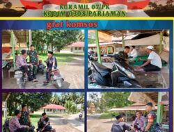 Babinsa Koramil 02/Sungai Limau, Melayat ke Rumah Salah Satu Warga Binaan yang Sedang Berduka