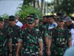 Bersama Pangdam XIV/Hasanuddin, Danrem 141/TP Hadiri Kegiatan Panen Raya Serentak di KKKab. Bone