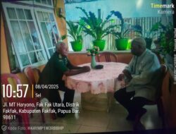 Cegah Provokasi, Korem 182/JO Komsos Dengan Tokoh Adat Fakfak