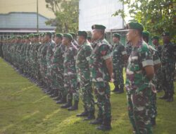 Dandim 0904/Paser Pimpin Apel Pagi Pasca Lebaran Idul Fitri 1446 H