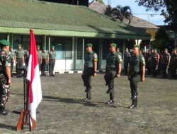Dandim 0607/Kota Sukabumi Pimpin Korps Raport Kenaikan Pangkat dan Halalbihalal