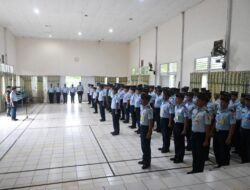 Komandan Lanud Harry Hadisoemantri Pimpin Apel Khusus Dan Halal Bihalal