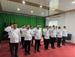 Lapas Banjarbaru Ikuti Apel Pagi dan Halalbihalal Keluarga Besar Kemenko Bidang Hukum, HAM, Imipas