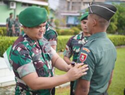 Dandim 0904/Paser Pimpin Acara Tradisi Kenaikan Pangkat Periode Maret 2025