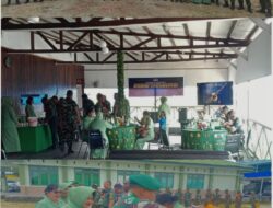 Dandim 1703/Deiyai memimpin Acara Kopraport Kenaikan Pangkat Perwira,Bintara dan Tamtama dilanjutkan Halal Bihalal