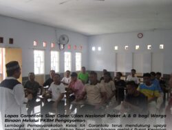 Lapas Gorontalo Siap Gelar Ujian Nasional Paket A & B bagi Warga Binaan Melalui PKBM Pengayoman