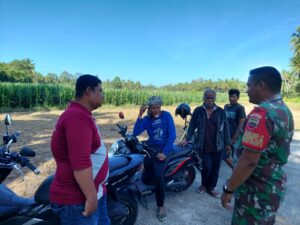 Suasana Lebaran Babinsa Koramil 03/Sungai Sariak Menjalin Silaturrahmi Dengan Warga Binaan