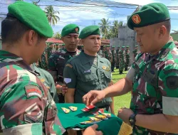 Dandim 0308/Pariaman Pimpin Korp Raport Kenaikan Pangkat 49 Prajurit Di Lapangan Kodim 0308/Pariaman*