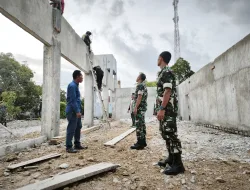 Kasiter Korem 141/Toddopuli Tinjau Lokasi Pembangunan KDKMP di Kabupaten Pinrang