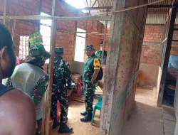 Aster Kasdam XXIV/Mandala Trikora Tinjau Progres TMMD Ke-127 Kodim 1704/Mappi di Kampung Yibin