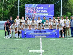 Semarak HBP Ke-62, Lapas Banjarbaru Ikuti Turnamen Minisoccer Antar UPT PAS se-Kalsel