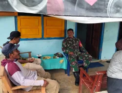 Jaga Kondusifitas Wilayah, Kopda Mardiono Laksanakan Temu Ramah dengan Warga Rantau Selamat
