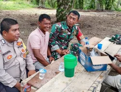 Babinsa Pos Ramil Tadu Raya Melaksanakan Komunikasi sosial Bersama Warga Rantau selamat