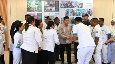 Pastikan Fasilitas Kesehatan Destinasi Wisata, Wapres Tinjau RSUD Raja Ampat