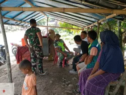 Babinsa Posramil Beutong Ateuh Banggalang Komsos Bersama Warga Di Desa Binaan*