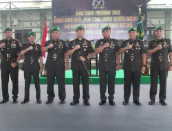 Danrem 141/Toddopuli Pimpin Sertijab Kasiren, Kasipers dan Dandim 1405/Parepare di Makodim 1422/Maros