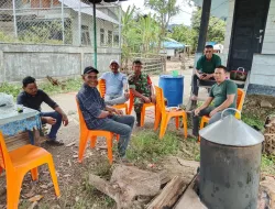 Babinsa Tangse Perkuat Komsos, Pantau Dinamika Desa Binaan di Peunalim II