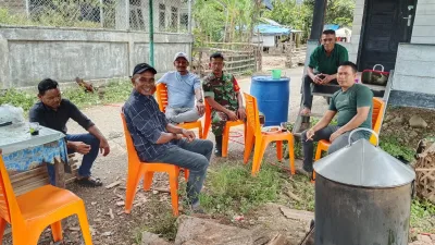 Babinsa Tangse Perkuat Komsos, Pantau Dinamika Desa Binaan di Peunalim II