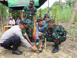 Kodim 0102/Pidie Gelar Ground Breaking Jembatan Perintis Garuda Penghubung Dua Desa Terdampak Bencana di Mutiara
