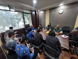 KOREM 181/PVT IKUTI RAPAT TEKNIS PENGUKURAN PERSIL TANAH OBJEK TUKAR GULING