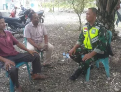 Babinsa Koramil 04/Beutong Tetap pelihara hubungan sosial dan silaturahmi kepada Masyarakat Desa Binaan*