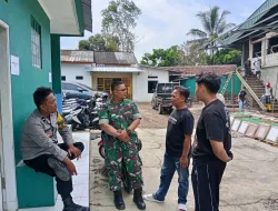 Babinsa Sukakarya,Koramil 0607-07/ Warudoyong, Gelar Komsos Bersama Warga, Bahas Keamanan Lingkungan