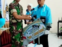 Kasdim 1807/Sorsel Ikut Melaksanakan Pengantaran Jamaah Haji Sorsel 1447 H/2026 M Berlangsung Khidmat