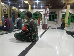 Babinsa Kodim 1404/Pinrang Rutin Shalat Subuh Berjamaah di Masjid