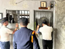 Hari Pertama Kerja, Pejabat Struktural Rutan Pelaihari Lakukan Kontrol Menyeluruh Area Pengamanan dan Pelayanan