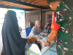 Cegah Stunting, Babinsa Koramil 1404-04/Paleteang Dampingi Pelaksanaan Posyandu