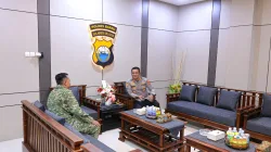 Pererat Sinergitas TNI-Polri, Dandim 1405/Parepare Silaturahmi ke Kapolres Barru