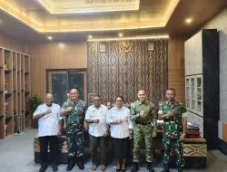 Danrem 181/PVT Laksanakan Audiensi dengan Bupati Sorong Selatan Bahas Pembangunan dan Program TMMD
