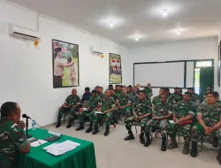 Dandim 1807/Sorsel Gelar Jam Komandan Perdana, Tekankan Disiplin dan Soliditas Prajurit