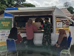 Babinsa Dampingi Pelayanan Mobil Keliling PBB-P2, Dukung Pelayanan Publik