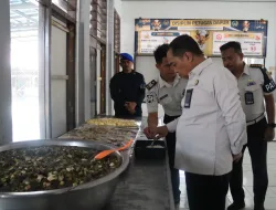 Kakanwil Ditjenpas Kalsel Cek Dapur Rutan Pelaihari, Pastikan Pengelolaan Makanan WBP Berjalan Optimal