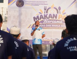 Pererat Kebersamaan, Lapas Banjarbaru Gelar Makan Bersama Petugas dan Warga Binaan