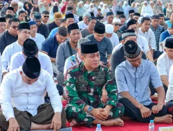 DANDIM 0907/TARAKAN HADIRI SHOLAT ISTISQA, BERSAMA FORKOPIMDA MOHON TURUNNYA HUJAN