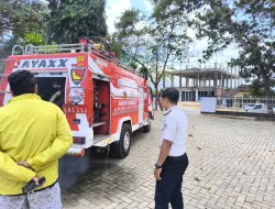 Damkar Tanah Laut Salurkan Bantuan Air Bersih untuk Penuhi Kebutuhan Warga Binaan Rutan Pelaihari