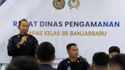Lapas Banjarbaru Perkuat Pengamanan, Tekankan Disiplin dan Kewaspadaan Petugas