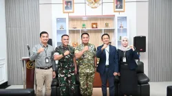 Pererat Sinergi, Danrem 141/Toddopuli Sambut Silaturahmi Pimpinan Bank Mandiri Watampone