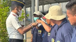 Sapa Kasih Lapas Banjarbaru Bagikan Masker Kepada Warga Binaan   