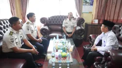 Kalapas Banjarbaru Audiensi dengan Kepala Kantor Kemenag Banjarbaru, Perkuat Pembinaan Keagamaan Warga Binaan 