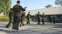 Prajurit Tangguh Lahir dari Latihan, Personel Kodim 1405/Parepare Asah Pencak Silat Militer