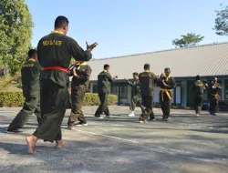 Prajurit Tangguh Lahir dari Latihan, Personel Kodim 1405/Parepare Asah Pencak Silat Militer