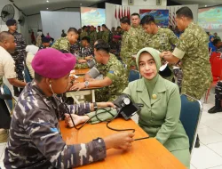 DANREM 181/PVT TURUT BERPARTISIPASI DONOR DARAH DALAM RANGKA HUT KE-81 TNI