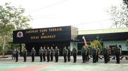 DANREM 181/PVT PIMPIN ACARA LAPORAN KORPS TRADISI SATUAN DAN KENAIKAN PANGKAT PERIODE 1 OKTOBER 2026
