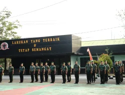 DANREM 181/PVT PIMPIN ACARA LAPORAN KORPS TRADISI SATUAN DAN KENAIKAN PANGKAT PERIODE 1 OKTOBER 2026